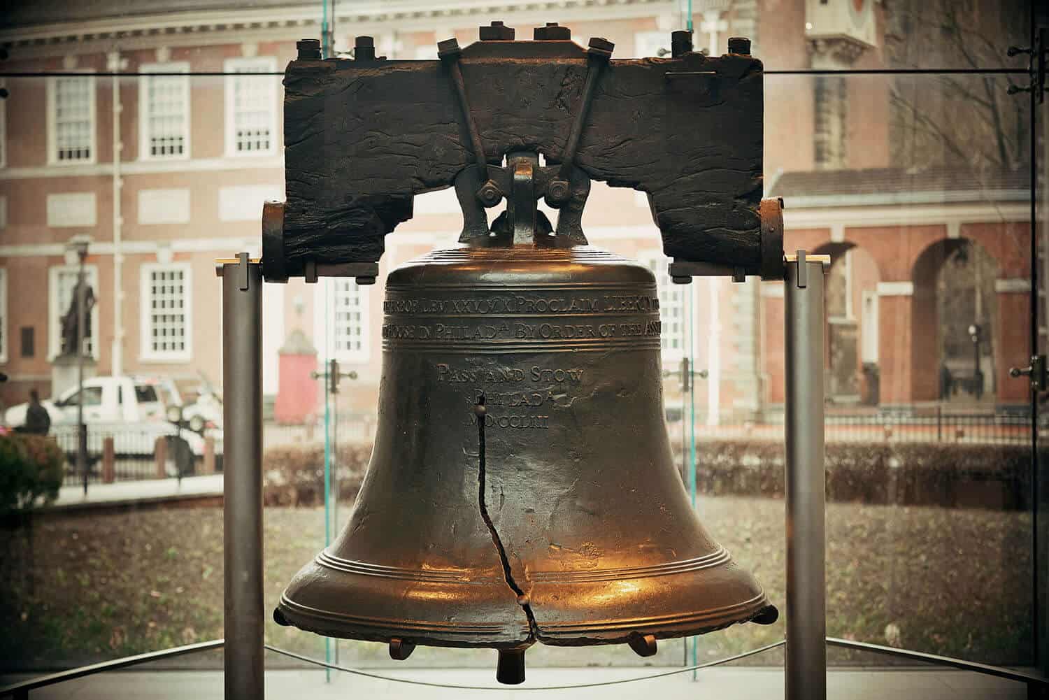 Close up of The Liberty Bell
