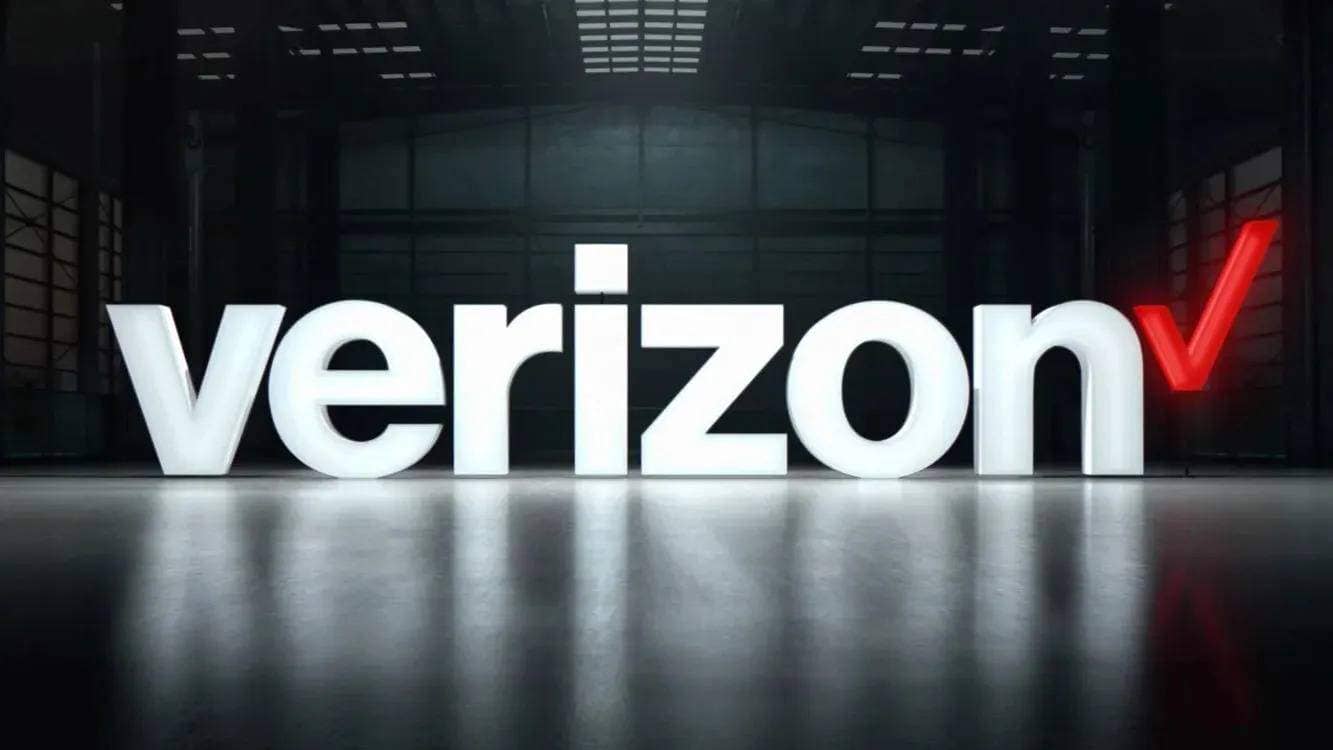 Verizon against dark background