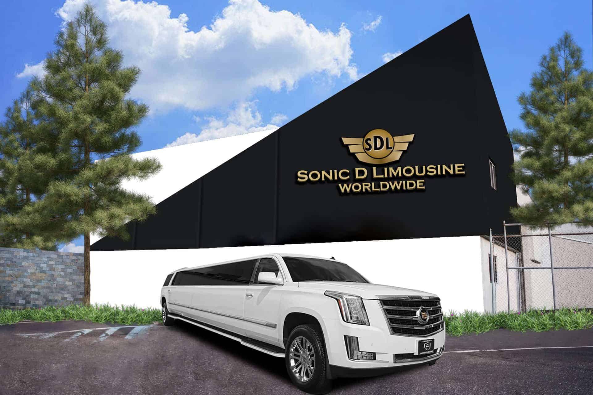 Cadillac Escalade Limo with BG with Sonic D Limousine