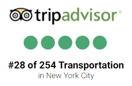 Tripadvisor reviews that say #28 of 254 transportation in New York City