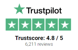 Trust pilot logo with reviews of 4.8